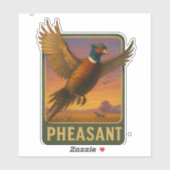 Fazantsticker Sticker (Vel)