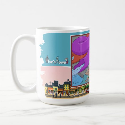 FB-500 | Absurd Visual Humor Classic Koffiemok (Links)