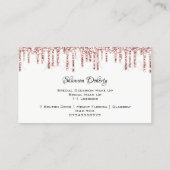 FB Insta Social Lash Roos Gold Drivers White Visitekaartje (Achterkant)