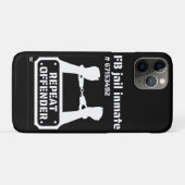 "FB JAIL INMATE" grappige gevangenneming Case-Mate iPhone Case (Achterkant (horizontaal))