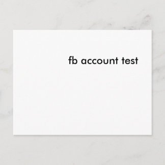 FB-test Briefkaart