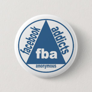 FBA: Anonieme Facebook-berichten Ronde Button 5,7 Cm