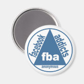 FBA: Facebook verslaafden anoniem Magneet (Voorkant / Achterkant)