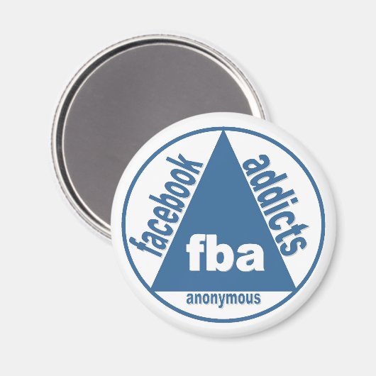 FBA: Facebook verslaafden anoniem Magneet (Voorkant / Achterkant)
