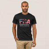 FBA Foundation Black American T-shirt (Voorkant volledig)