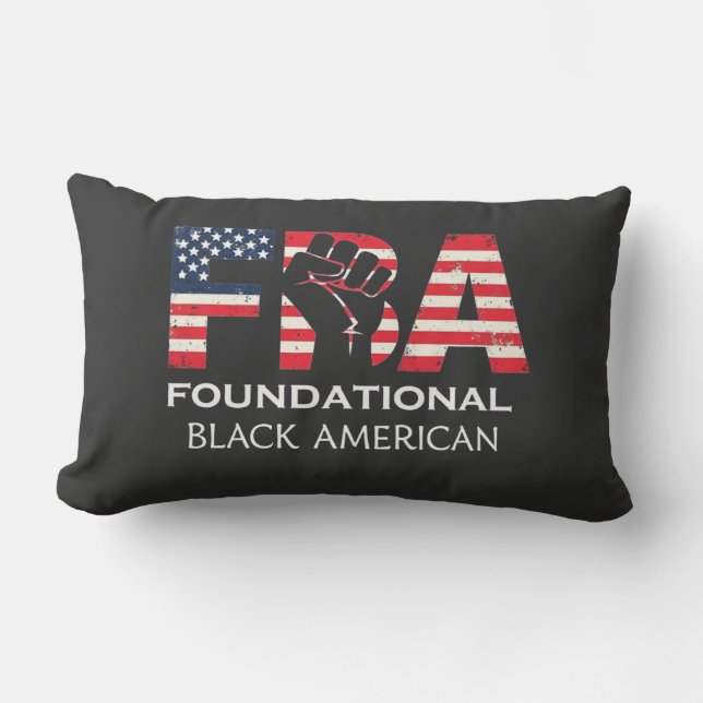 FBA Foundational Black American Kussen (Voorkant)