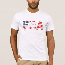 FBA Fundamentele Zwarte Amerikaan met Opgeheven Vu T-shirt