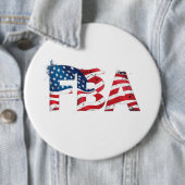 FBA Fundamentele zwarte Amerikanen Ronde Button 6,0 Cm (In situ)