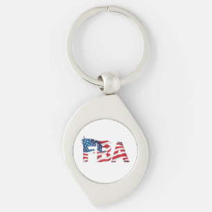 FBA Fundamentele zwarte Amerikanen Sleutelhanger