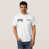 FBAP Basic White (zwarte logo) T-shirt (Voorkant volledig)