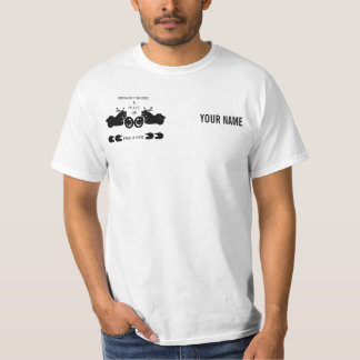 FBAP Basic White (zwarte logo) T-shirt