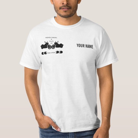 FBAP Basic White (zwarte logo) T-shirt (Voorkant)