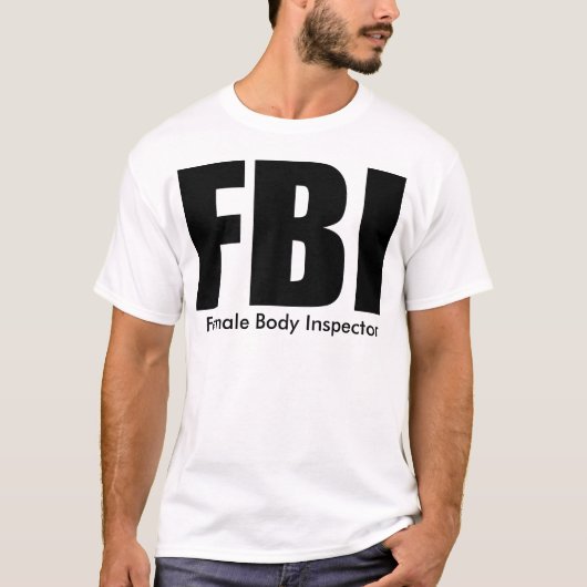 FBI - aanpasbaar aan shirt (Voorkant)