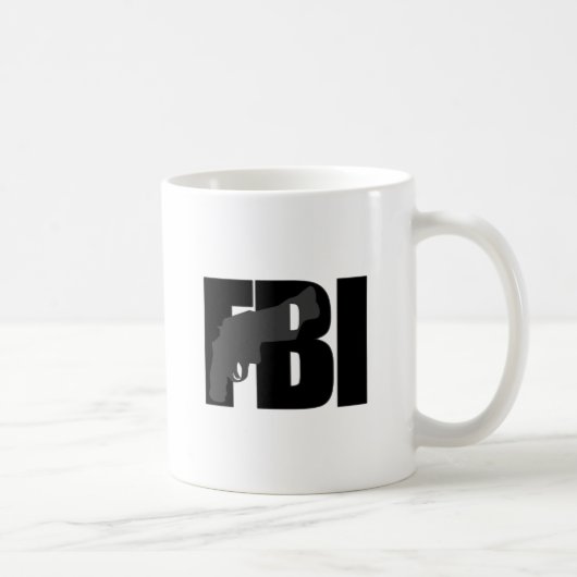 FBI Agent Federal Bureau of Investigation Koffiemok (Rechts)