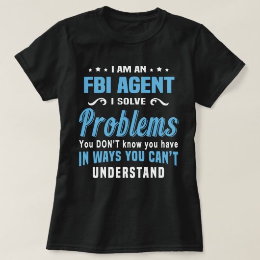 FBI-agent T-shirt (Design voorkant)