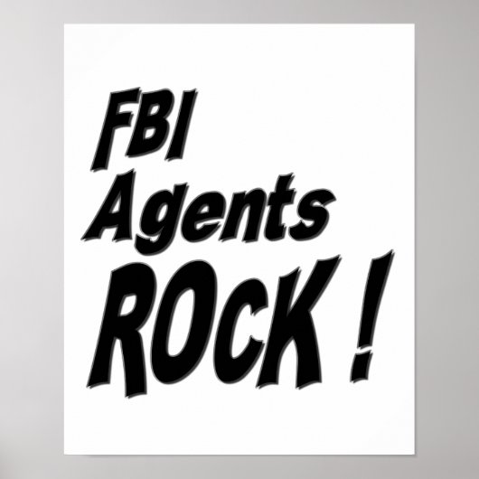FBI Agents Rock! Poster afdrukken (Voorkant)