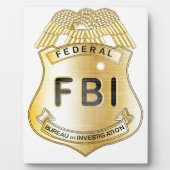 FBI Badge Fotoplaat (Voorkant)