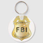 FBI Badge Sleutelhanger (Voorkant)