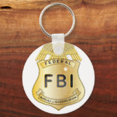 FBI Badge Sleutelhanger (Voorkant)