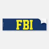 FBI-Bumpersticker Bumpersticker (Voorkant)