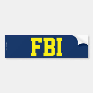 FBI-Bumpersticker Bumpersticker