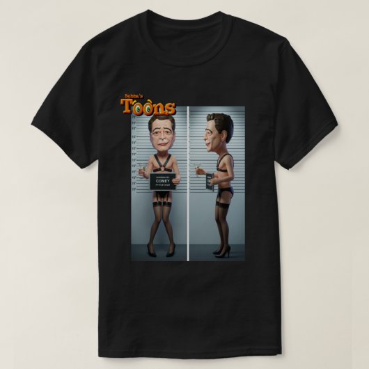 FBI-DIRECTEUR JIM COMEY T-SHIRT (Design voorkant)