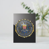 FBI Emblem Briefkaart (Staand voorkant)