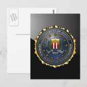 FBI Emblem Briefkaart (Voorkant / Achterkant)