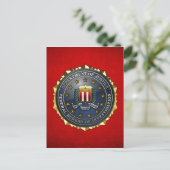 FBI Emblem Briefkaart (Staand voorkant)