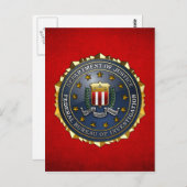 FBI Emblem Briefkaart (Voorkant / Achterkant)