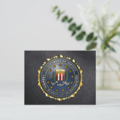 FBI Emblem Briefkaart (Staand voorkant)