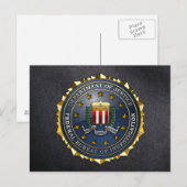 FBI Emblem Briefkaart (Voorkant / Achterkant)
