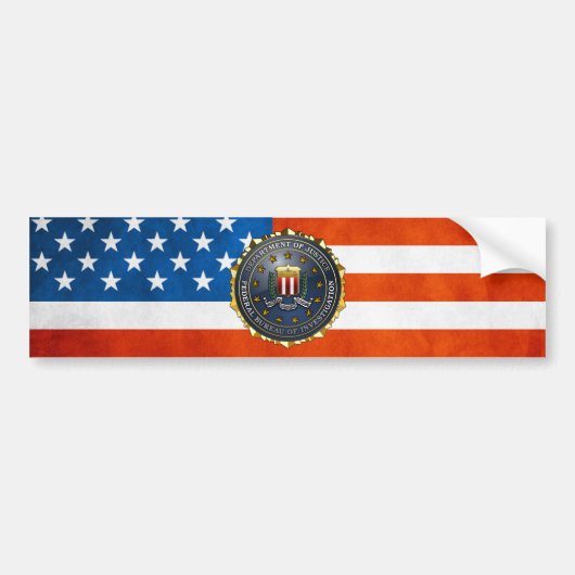 FBI Emblem Bumpersticker (Voorkant)