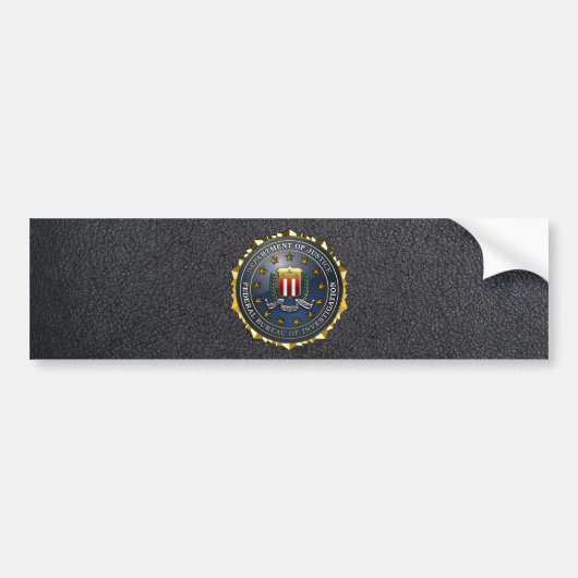 FBI Emblem Bumpersticker (Voorkant)