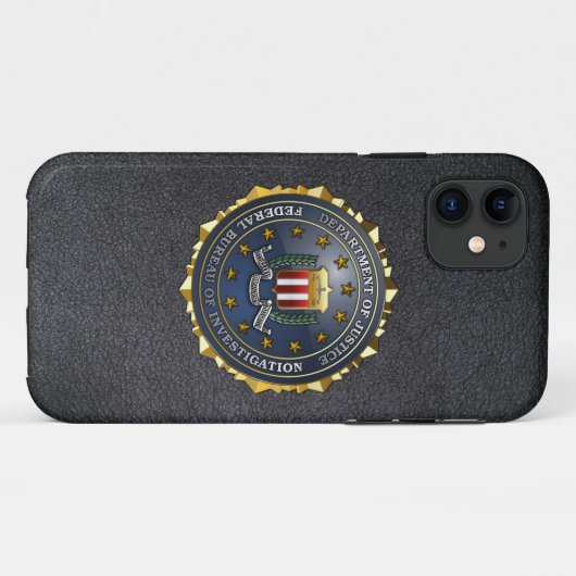 FBI Emblem Case-Mate iPhone Case (Achterkant (horizontaal))
