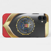 FBI Emblem Case-Mate iPhone Case (Achterkant (horizontaal))