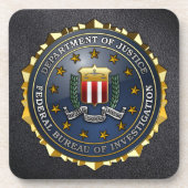 FBI Emblem Drankjes Onderzetter (Voorkant)