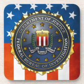 FBI Emblem Drankjes Onderzetter (Voorkant)