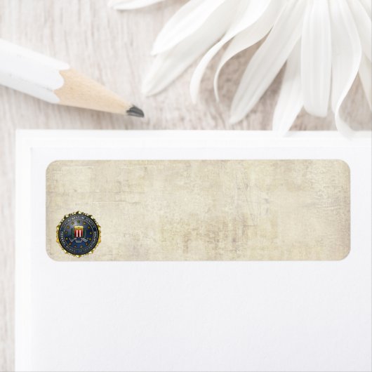 FBI Emblem Etiket (Insitu)