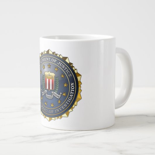 FBI Emblem Grote Koffiekop (Voorkant rechts)