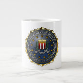 FBI Emblem Grote Koffiekop (Voorkant)