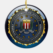 FBI Emblem Keramisch Ornament (Achterkant)