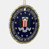 FBI Emblem Keramisch Ornament (Rechts)