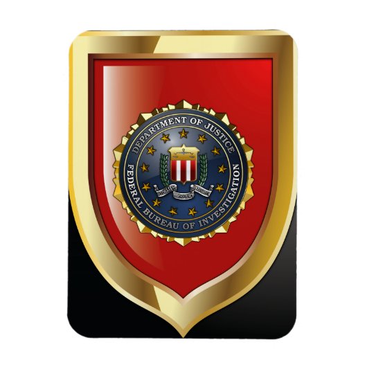 FBI Emblem Magneet (Verticaal)