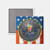 FBI Emblem Magneet (Voorkant / Achterkant)