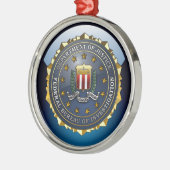 FBI Emblem Metalen Ornament (Links)