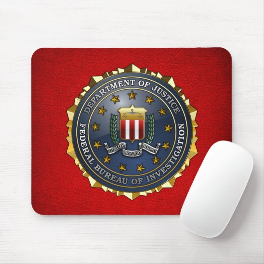 FBI Emblem Muismat (Met muis)