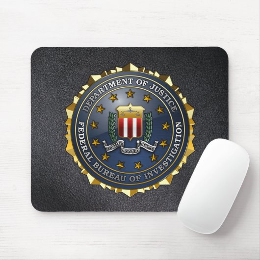FBI Emblem Muismat (Met muis)