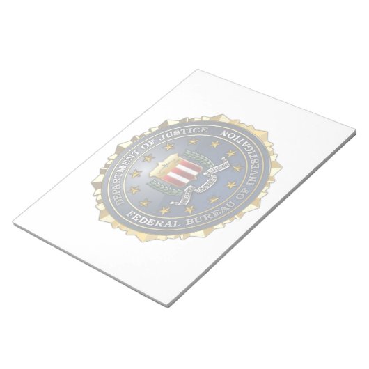 FBI Emblem Notitieblok (Schuin)