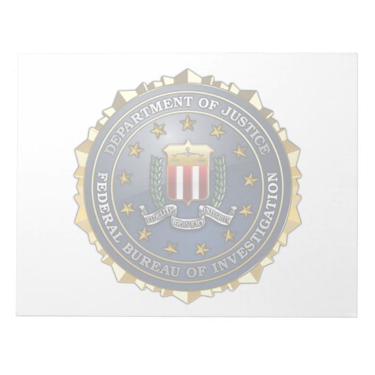 FBI Emblem Notitieblok (Voorkant)